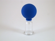Schröpfglas mit Ball 2.5 cm aus Kunststoff