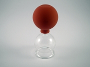 Schröpfglas mit Ball 4,5 cm