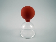 Schröpfglas mit Ball nach Bier 6 cm