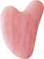 Preview: Gua Sha Schaber aus Rosenquarz Herz-Form