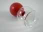 Preview: Schröpfglas mit Ventil-Ball 5 cm