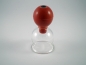 Preview: Schröpfglas mit Ventil-Ball 6 cm