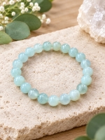 Jade Armband aus China-Jade mit grünen Natursteinperlen 8 mm