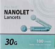 Blutlanzetten Nanolet Lancets 30G für Injektor 100 Stück