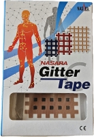 Nasara Gittertape / Cross Tape 5 x 6 (4 mm) Pflaster Grösse 4.5  x 5.2 cm