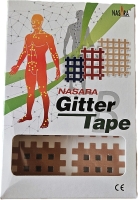 Nasara Gittertape / Cross Tape 3 x 4 (4 mm) Pflaster Grösse 2.8 x 3.5 cm