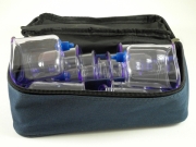 Schröpfglas Set Acrylglas 13 teilig mit Tasche