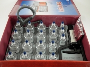 Schröpfglas-Set 19 teilig mit Akupressurspitzen