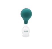Preview: Schröpfglas mit Ball innen Ø 1,5 cm