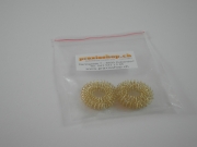 Preview: Finger Massagering goldfarbig (Yang) 2er Set