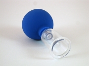 Preview: Schröpfglas mit Ball 2.5 cm aus Kunststoff