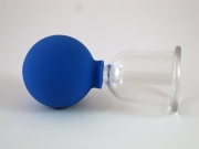 Preview: Schröpfglas mit Ball 3.5 cm aus Kunststoff