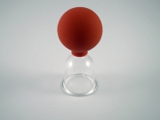 Schröpfglas mit Ball nach Bier 4 cm