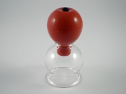 Schröpfglas mit Ventil-Ball 5 cm