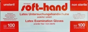 Soft-Hand Latex Einweghandschuh S