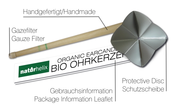 Naturhelix Vegane Ohrkerzen 10 Stück