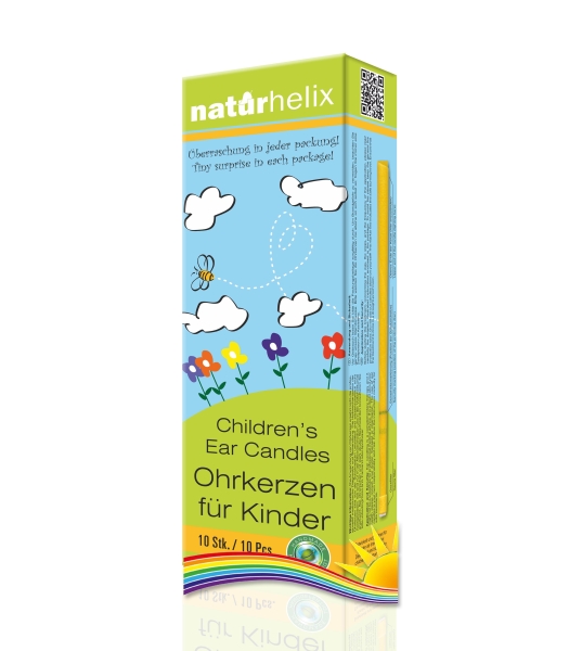 Naturhelix Kinder Ohrkerzen Kamille Regenbogen 10 Stück