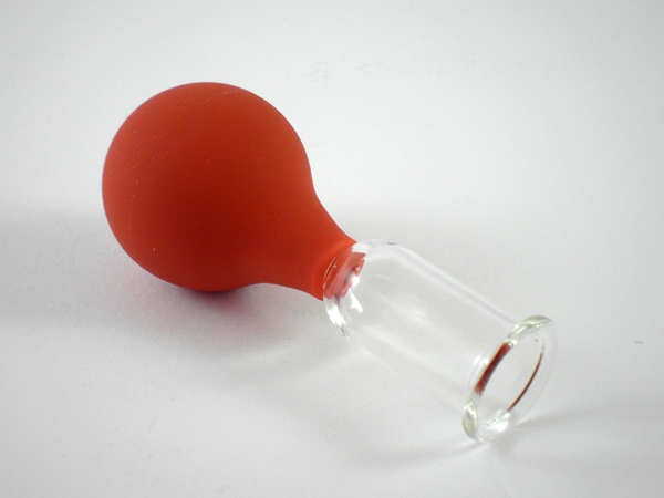 Lymph-Massageglas mit Ball 18 mm