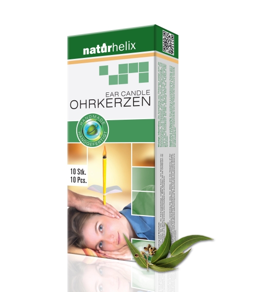 Naturhelix Ohrkerzen Eukalyptus 10 Stück