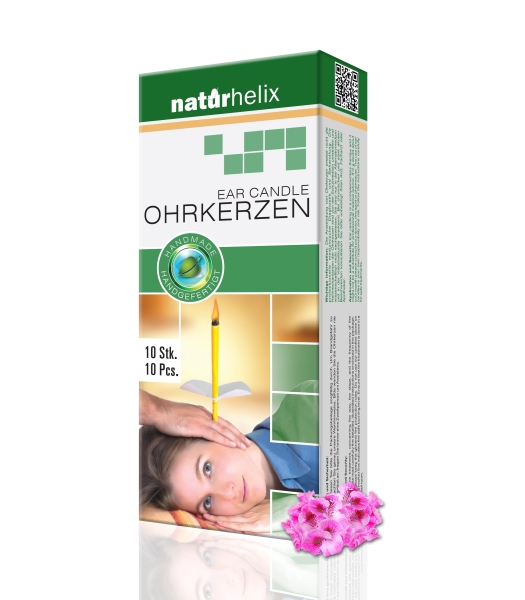 Naturhelix Ohrkerzen Geranie 10 Stück