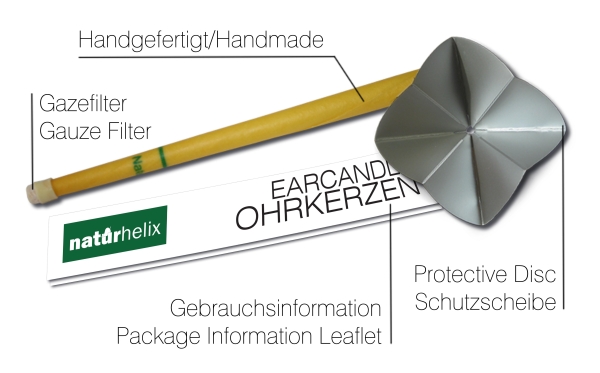 Naturhelix Ohrkerzen Kamille 10 Stück