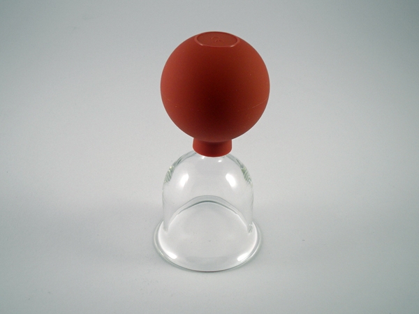 Schröpfglas mit Ball nach Bier 5 cm