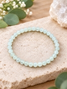 Jade Armband aus China-Jade mit grünen Natursteinperlen 6 mm
