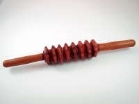 Massage-Roller aus Holz mit 8 Rollen